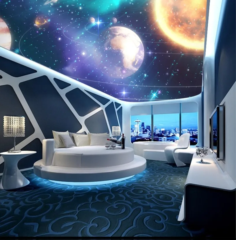 

Custom any size photo ceilings sky ceiling mural 3d ceiling murals wallpaper