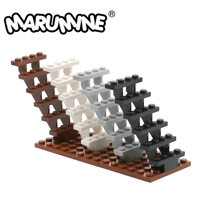 MARUMINE лестница 7x4x6 дом Лестницы 30134 ступеньки лестницы модульный подходит с конструкторные блоки Детские