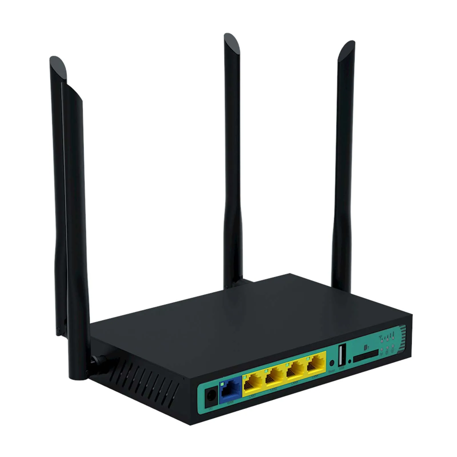 4G LTE Wifi маршрутизатор 300 Мбит/с 3g/4G беспроводной роутер CPE США at& T Verizon T-Mobile 3g 4G LTE wifi маршрутизатор с слотом для sim-карты - Цвет: Черный
