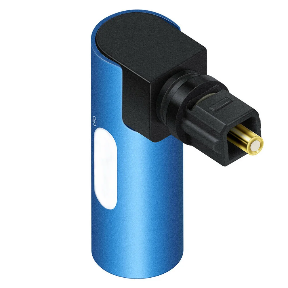 

Right Angle 90 Degrees Digital Optical Jack Audio Adapter 360 Degrees Rotation ND998