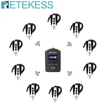 

RETEKESS TT106 2.4G UHF Wireless Tour Guide Transmission System For Business Meeting Church Translation Factory Visit Training