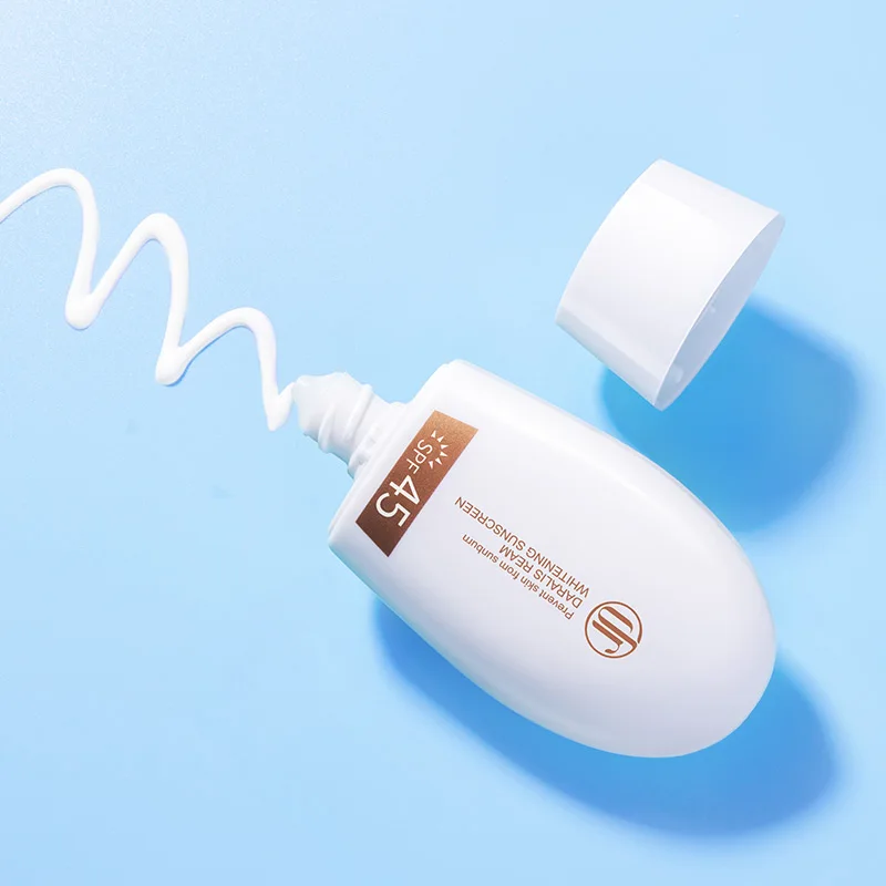 Daralis Whitening Facial Body Sunscreen Whitening Cream Sunblock Skin Protective Cream Anti-Aging Oil-control Moisturizing SPF45