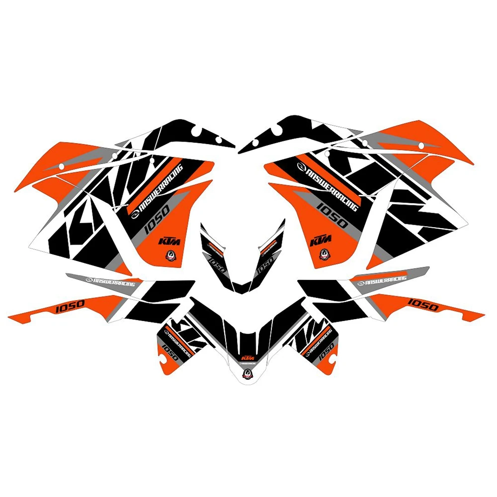 

For KTM 1190 Adventure New Full Graphics Decals Stickers Custom Number Name 3M Bright Stickers Waterproof