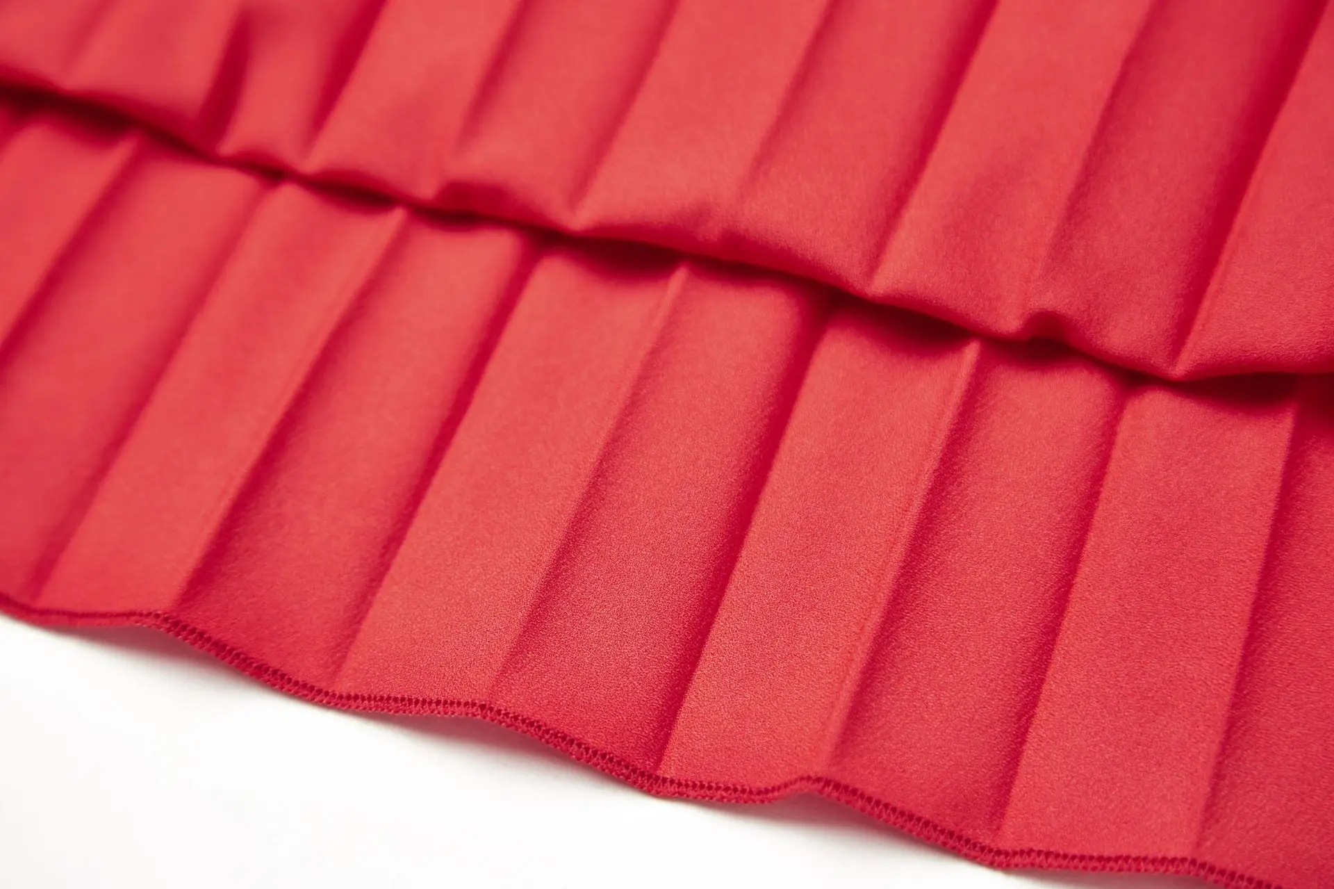 LANMREM Pleated skirt mid-long folded vintage skirt gradient color elastic waist pleated bottoms famale 2020 fashion new YJ726