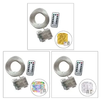 

IP65 Waterproof LED Rope 10m String Lights USB Powered with Remote Control 100