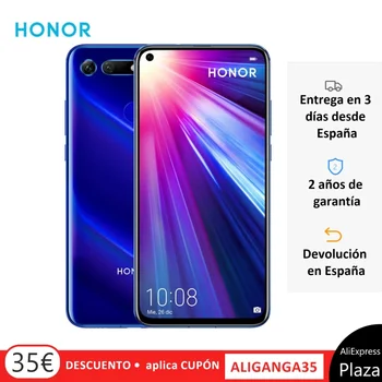 

Huawei Honor V20 Smartphone 6.4" 48MP 3D Camera 25MP Camera Kirin 980 6GB/8GB RAM 128GB/256GB ROM NFC Android 9 4000mAh Phone