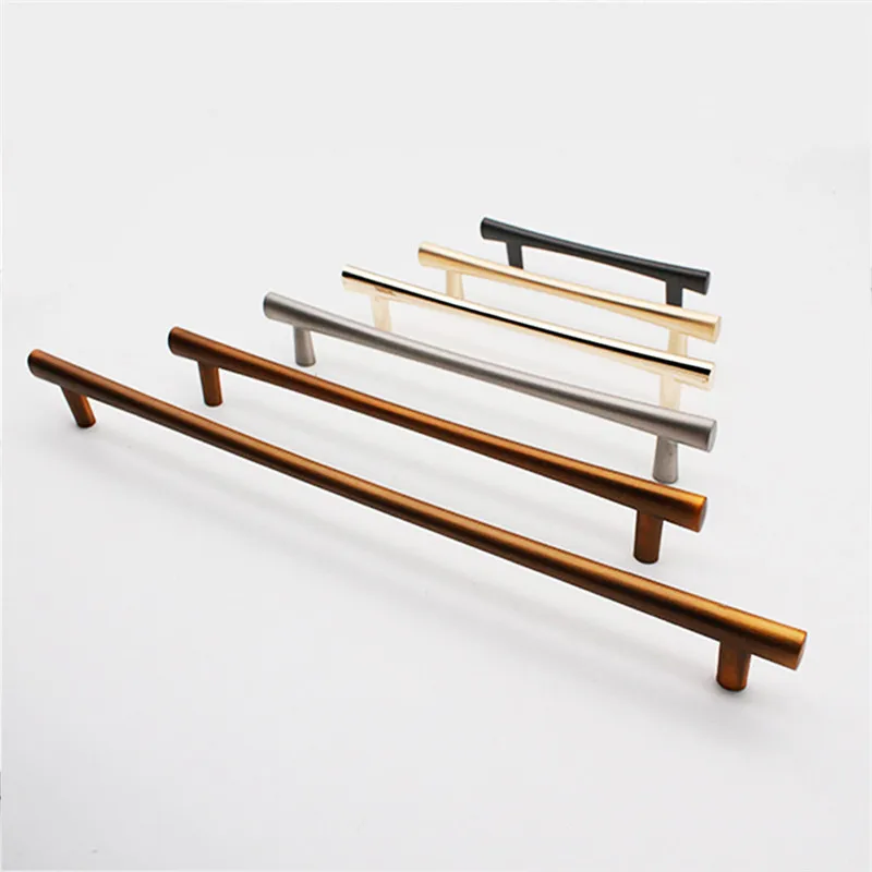 

KK&FING Fashion Simple Bright Gold Kitchen Cabinet Door Handles Zinc Alloy Drawer Pulls Cupboard Wardrobe Door Knobs Hardware