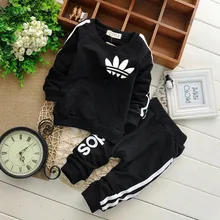 Brand Baby Boy Clothes Suits Autumn Sport Baby Girl Boy Clothing Sets Child Suit Sweatshirts+Sports pants Spring Kids Set