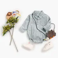 Sanlutoz Newborn Bodysuit for Baby Boy Casual Cotton Baby Clothing Long Sleeve Toddler Infant Clothes Fashion Plaid 5