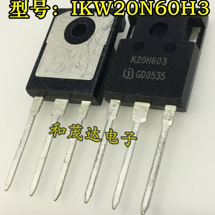 2 шт/IKW20N60H3 K20H603 IGB 600V 20A TO-247
