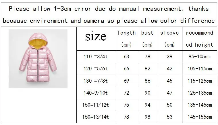 Новая зимняя модная детская куртка для девочек детская одежда теплая куртка длинное теплое пальто для холодной зимы, хлопковые парки детская одежда