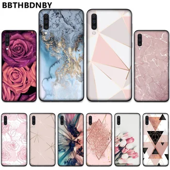 

Marble Gold Rose Glitter Pink Luxury Phone Case For Samsung A20 A30 30s A40 A7 2018 J2 J7 prime J4 Plus S5 Note 9 10 Plus