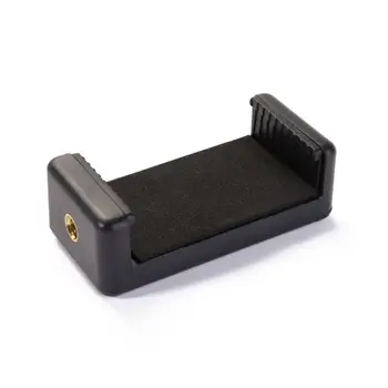 

2020 Hot Cell Phone Holder 360-degree Rotatable Plastic Tripod Clamp Adapter Bracket Mount Holder Stand