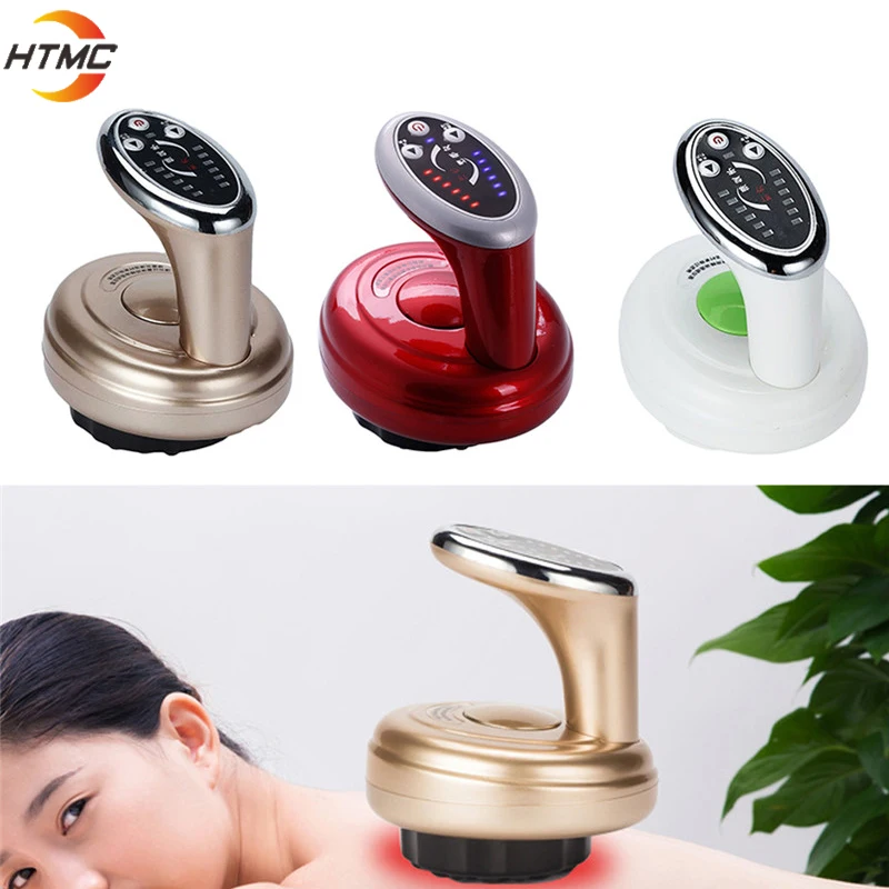 

Electric Scraping Massager Scraper Acupoints Vacuum Copping Guasha Tool Body Relaxation Meridian Stimulate Therapy Wave Pressure