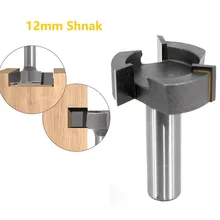

Router Bit 12mm Shank 3 Teeth T-Slot Router Bit Straight Edge Slotting Milling Cutter Tool Carbide Tipped Bit Power Tools