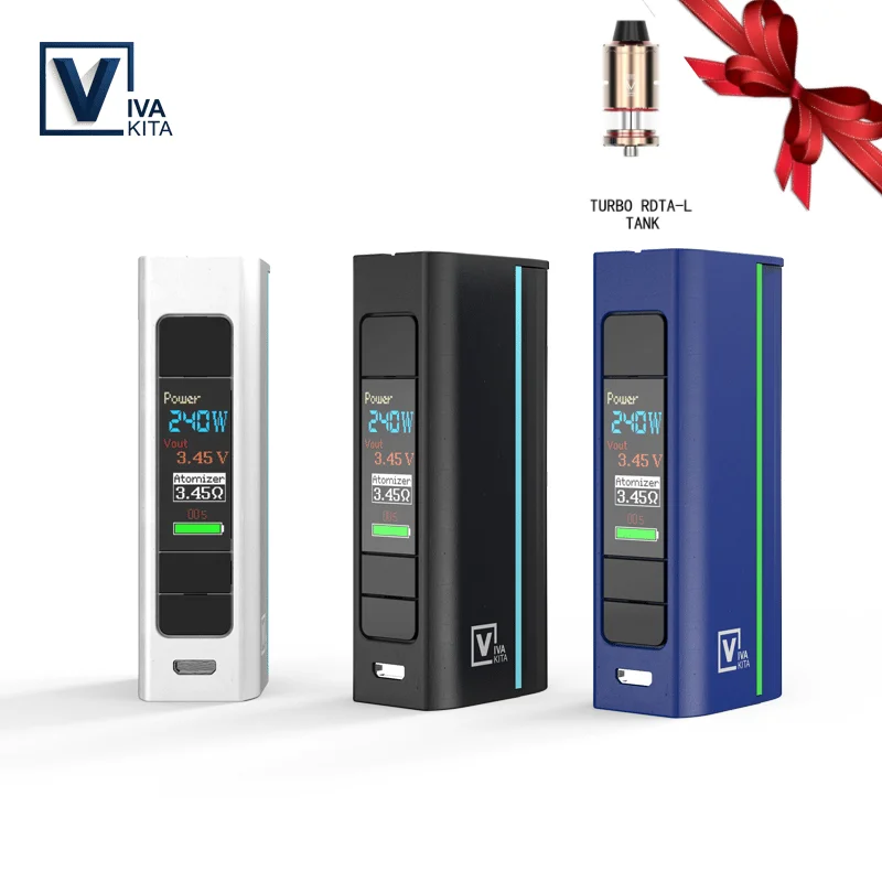 Боксмод Vaptio MOVE Grand TC для вейпа 80 вт сигарета против протекания бак 510 экран 0 91