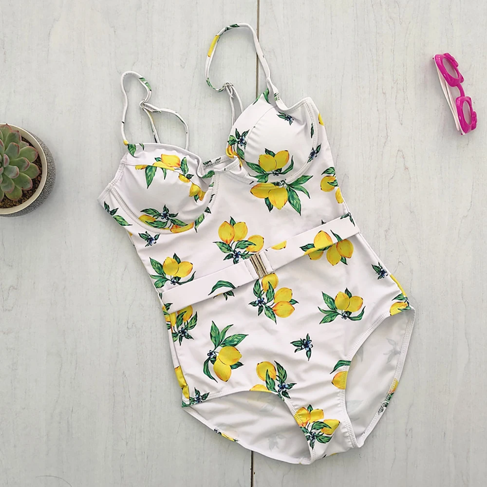 Слитный купальник с цветочным принтом на бретельках, купальный костюм с бретельками, боди для женщин, летняя пляжная одежда с высокой посадкой, женский купальник, монокини, XL