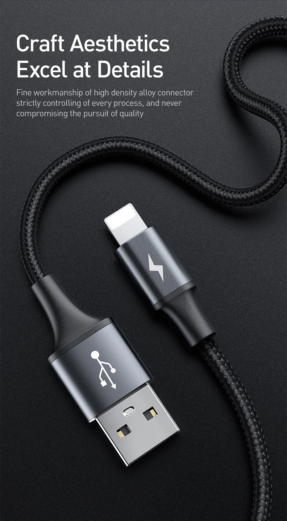 Baseus USB кабель Автомобильное заднее сиденье двойной USB зарядное устройство с зарядным кабелем для iPhone X XR 8 7 6s Plus USB кабель для передачи данных Телефонный Шнур адаптер