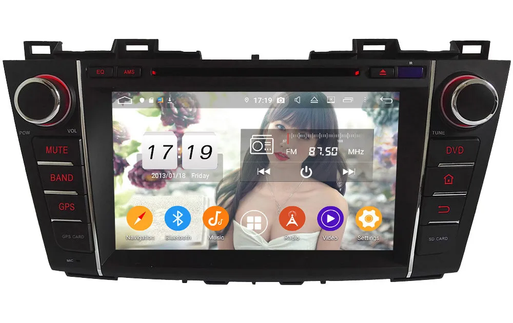 Sale Klyde IPS 4G WIFI Android 9.0 Octa Core 4GB RAM 64GB ROM BT DSP Car DVD Multimedia Player Stereo For Mazda 5 Premacy 2009-2013 0
