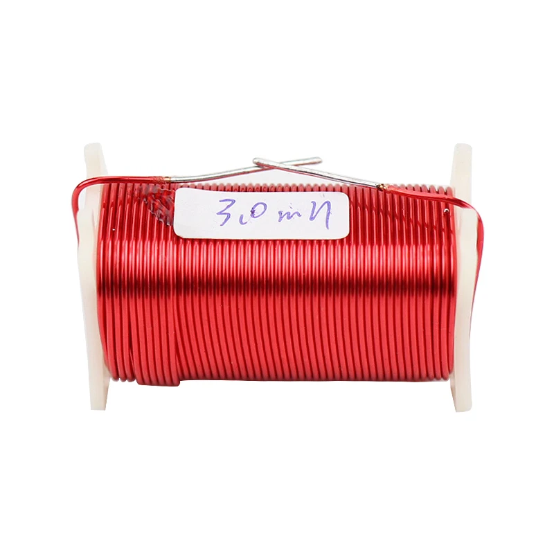 스피커 크로스오버 인덕턴스 구리 주파수 분할기 코일, 무산소 구리, 0.8mm, 2.0mh, 1 개