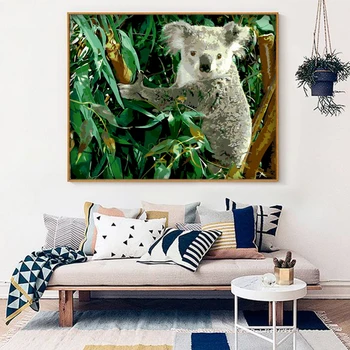 

DIY digital painting, sloth bear, animal painting, decorative painting, adult hand-painted decompression