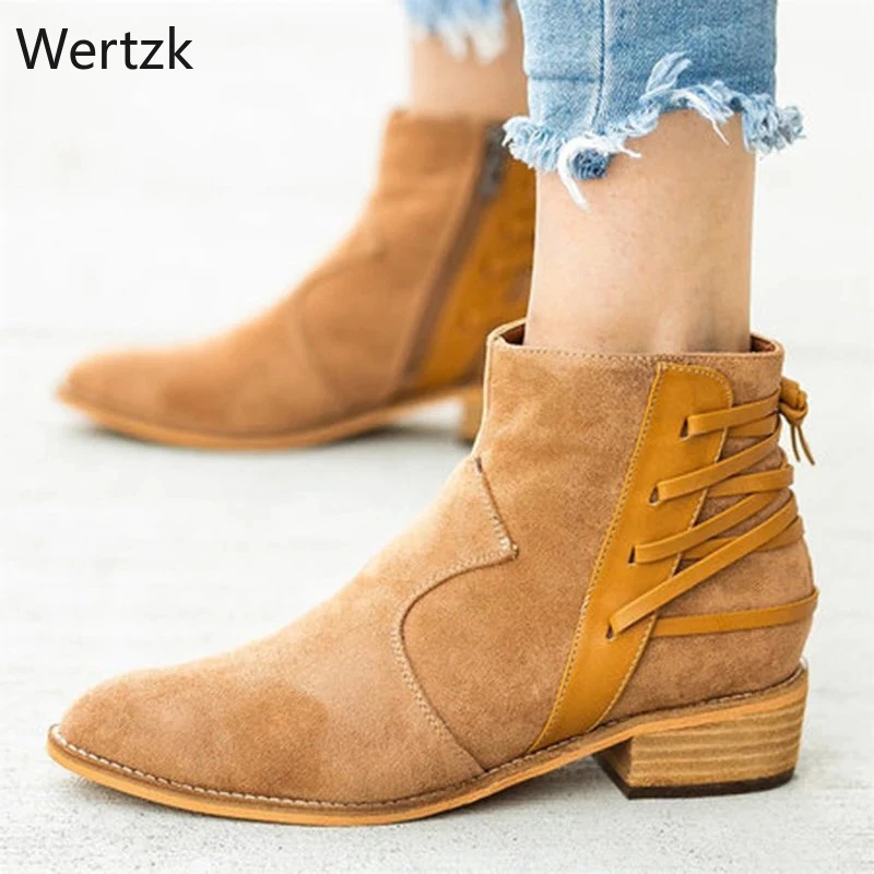 Women's Boots New Winter Snow Short Boots For Girls Female Genuine Leather Short Matte Plus Velvet Cotton Shoes B046