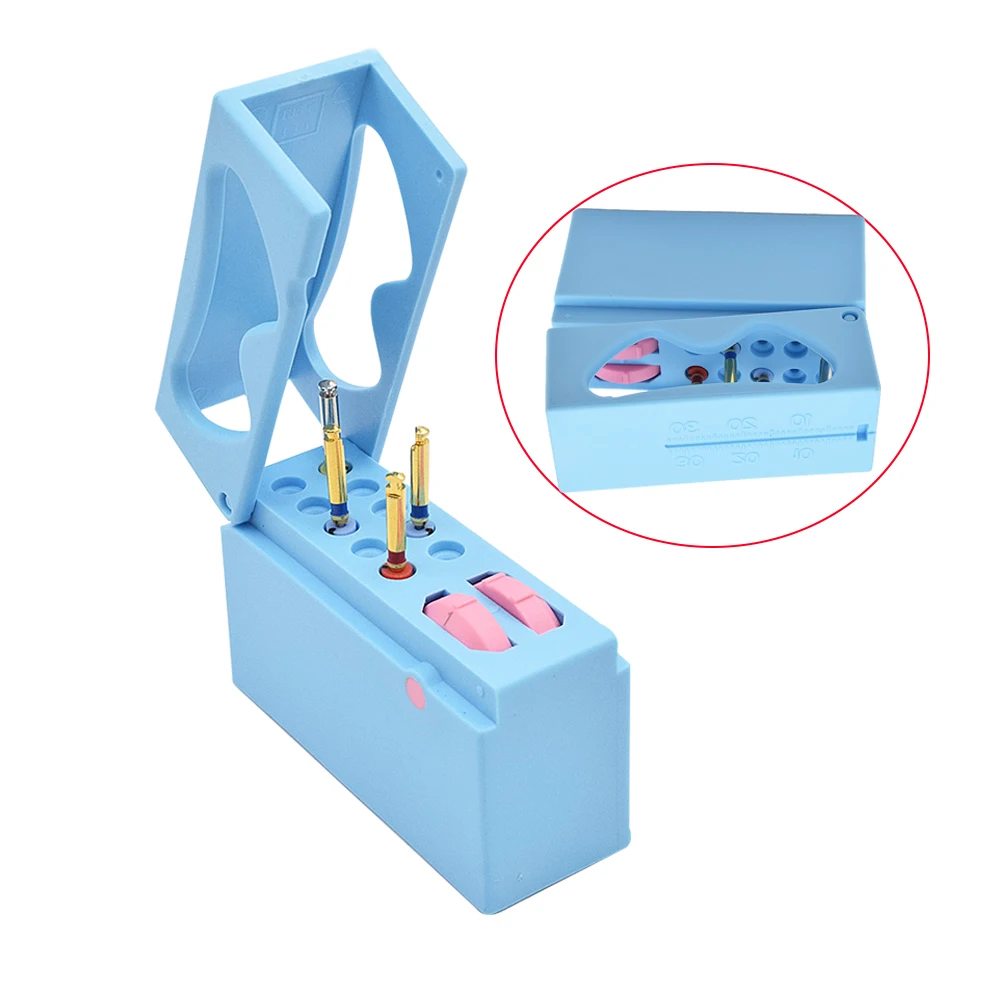 Dental Disinfection Autoclavable 10 Holes Endo Files Holder Box Dental