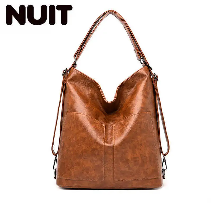 

Multifunction Designer Handbags High Quality Genuine Leather Bags For Women Bag Female Messenger Bag Vintage Ladies Shoulder Bag