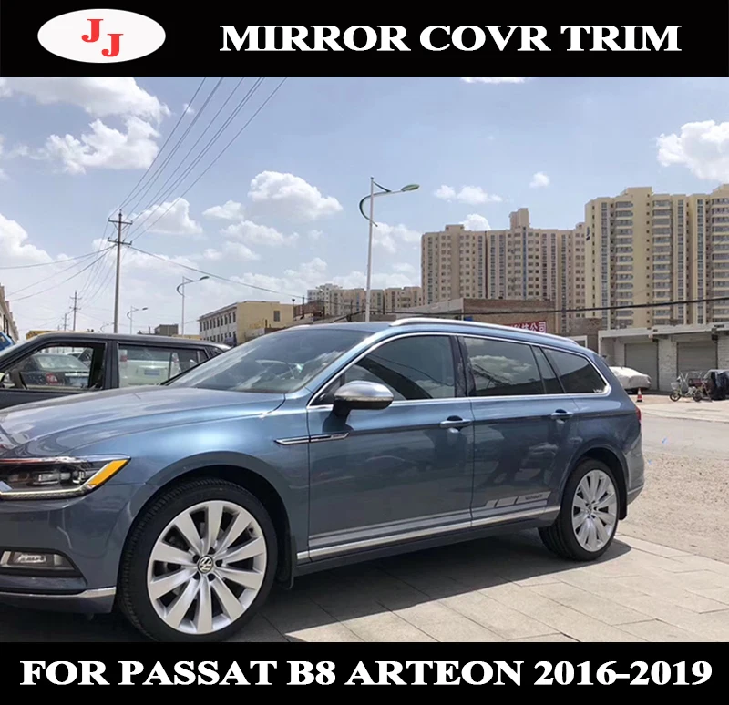 Для Volkswagen Passat B8 Variant черные боковые зеркала крышки 2016 2017 2018 2019 Arteon|Зеркала и