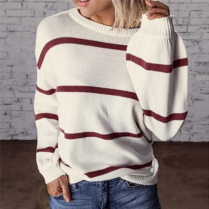 Женский свитер с бахромой пуловер свободный длинными рукавами топы вязаная