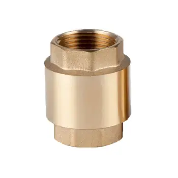 

Brass Female Male Thread In Line Spring Vertical Check Valve Pump Pipe Fittings
