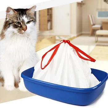 

91x 48cm Cat Toilet Thickened Cat Litter Bag Kitten Hygienic Litter Box Liners Collectable Garbage Bag Pet Supplies