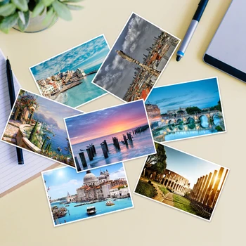 

Rome Italy Europe Travel Wish Business Greeting Card Birthday Postcards Party Invitation Postcard-Set 30pc Vintage Decor Gift