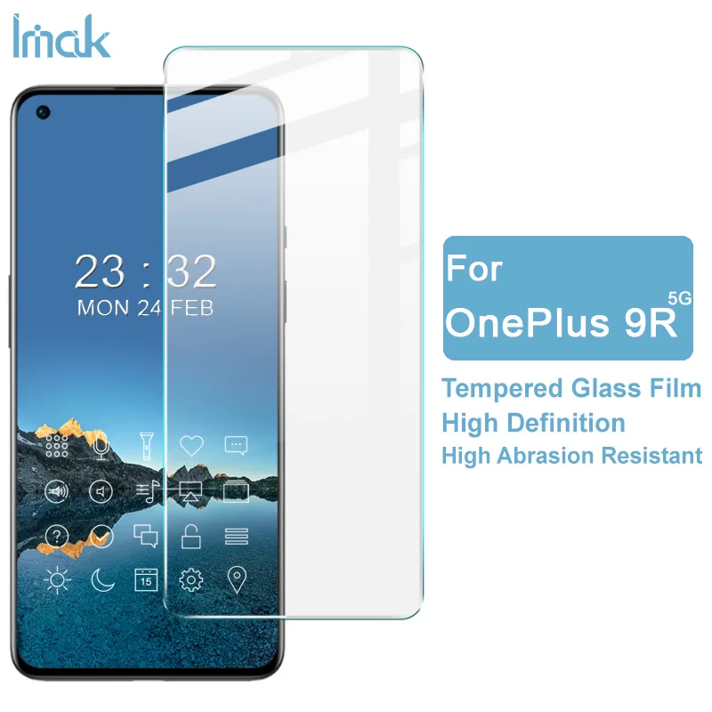 Для OnePlus9R 5G Oneplus 9R H закалённое стекло IMAK прозрачная Взрывозащищенная Экран
