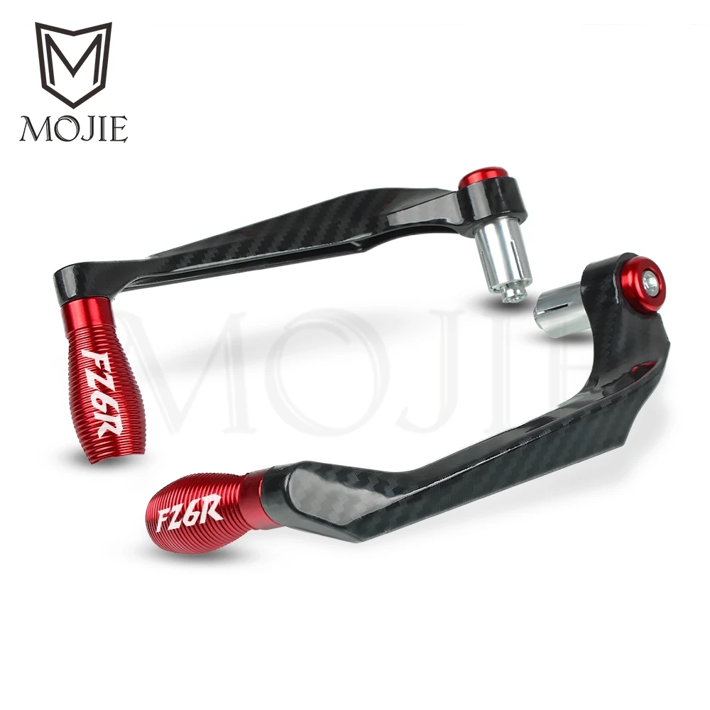 Для Yamaha FZ6R FZ 6R FZ6 R 2009- 2010 2011 2012 мотоцикл 7/" 22 мм руль сцепные рычаги Защитная рычага мотоцикла - Color: Red