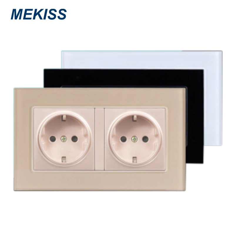 

MEKISS Power socket EU standard AC110V-250V 16A 2-position socket