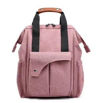 

2019 Dropshipping Mummy Bag Maternity Bag Multi-function Diaper Backpack Nappy Baby Bag with Stroller Straps for Baby Care
