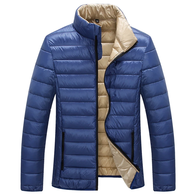 

2019 New Fashion Casual Ultralight Mens Duck Down Jackets Autumn & Winter Coat Men Lightweight Duck Down Jacket Men Overcoats