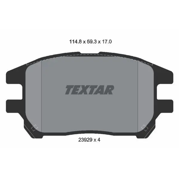 Колодки дисковые передние\ Lexus RX300 02-03 TEXTAR 2392901