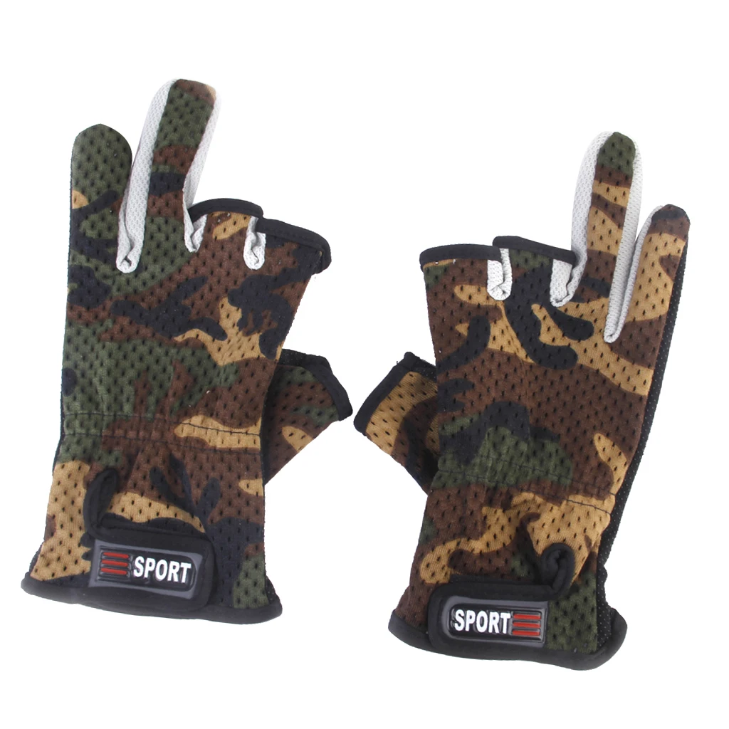 UV Protection Fishing 3 Fingerless Gloves for Kayaking Hiking Paddling Driving Canoeing Rowing Dropshipping