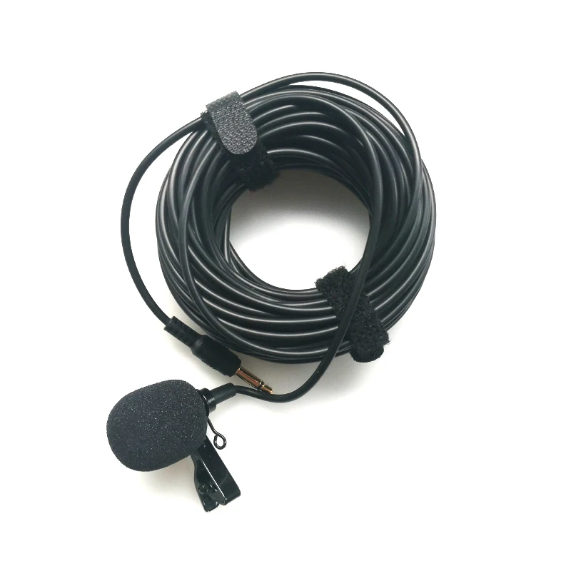 10m Extended Cable Lapel Lavalier Microphone