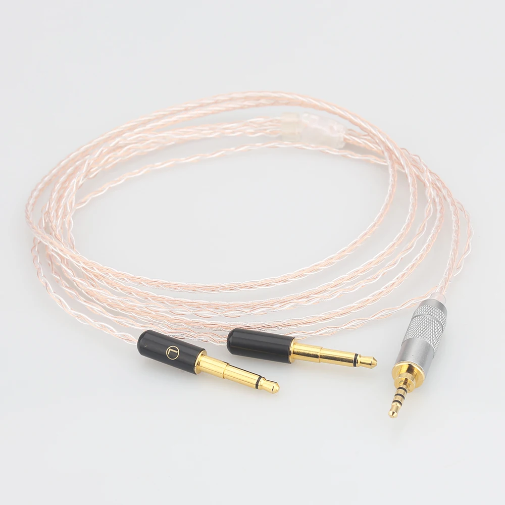 8cores Replacement Audio Upgrade Cable For Meze 99 Classics Focal Elear Headphones