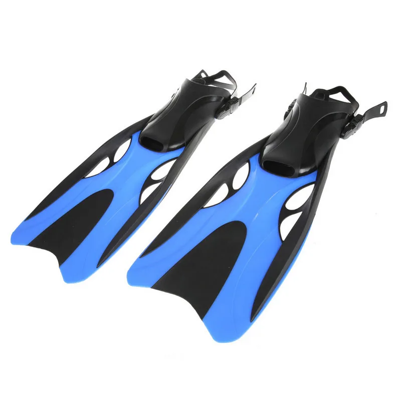 Scuba Diving Fins Adult Water Boots Adjustable Swimming Shoes Silicone Long Submersible Snorkeling Foot Monofin Diving Flippers