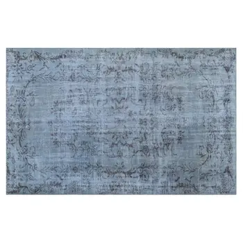 

Handmade Blue Vintage Overdyed Turkish Area Rug 178x285 Cm-5'10''X9'4''