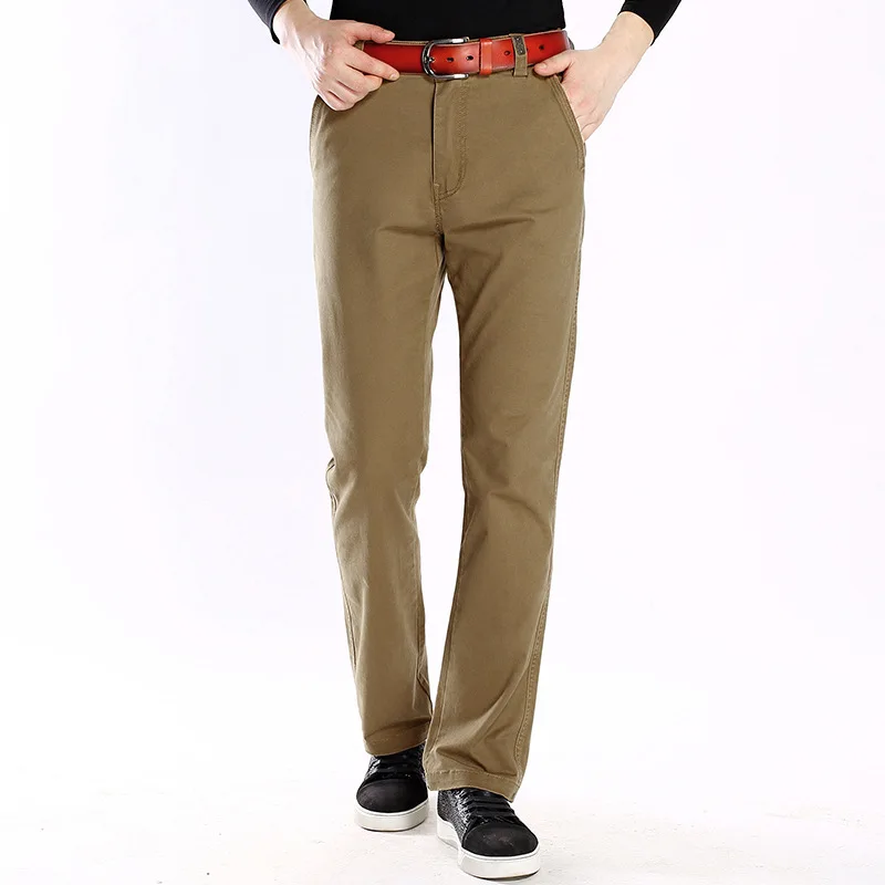 

2018 Autumn Men'S Wear Spring And Autumn Casual Pants Men Loose-Fit Straight-leg Pants Large Size Business Casual Trousers 588K