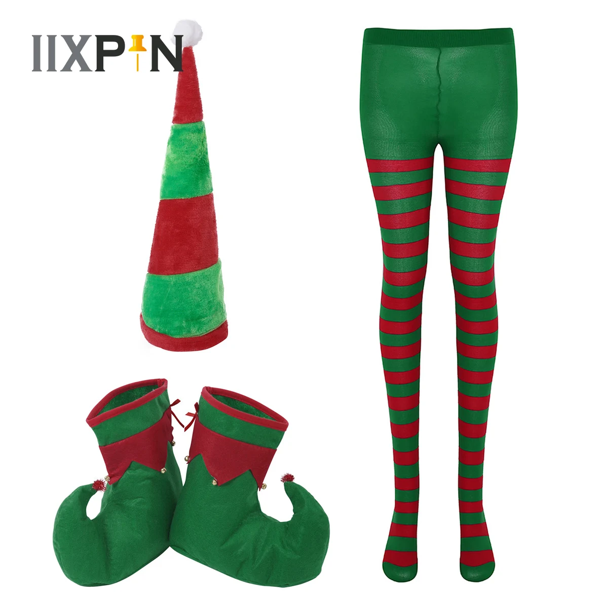 1pcs Christmas elf hat Polyester Xmas Hat Fancy Dress Costume One Size Fun Hat 