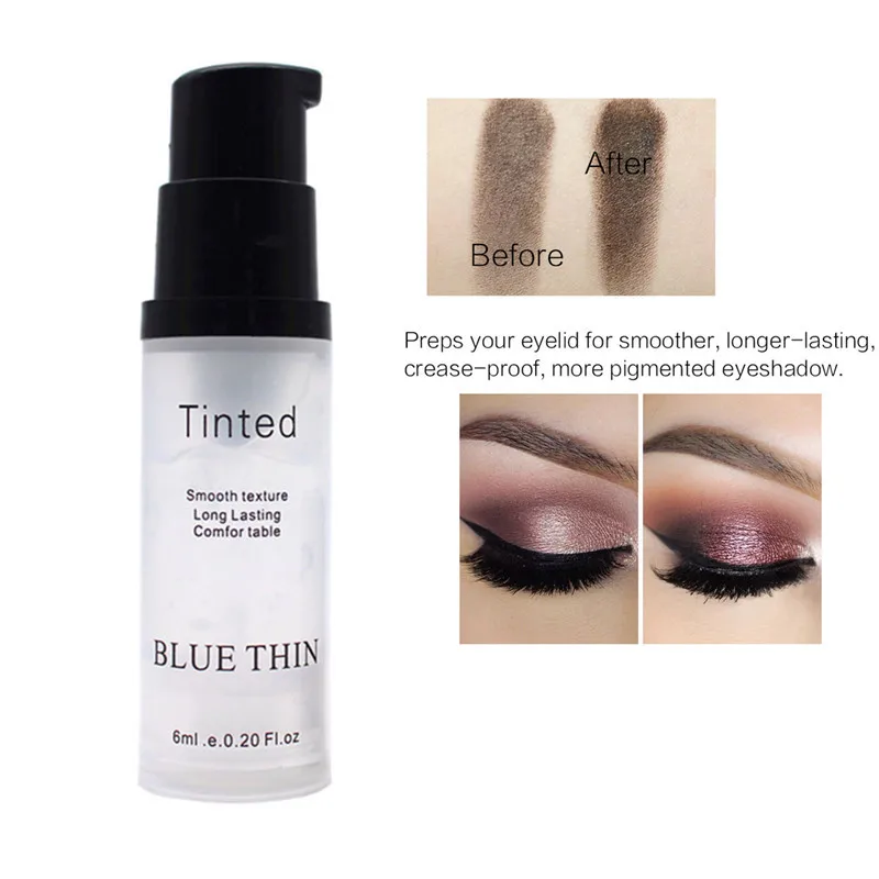 

Invisible Makeup Primer Oil Control Bright Eye Shadow Base Cream Whiten Lasting Liquid Eye Shadow Foundation Cream Makeup TSLM2