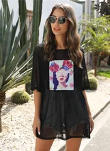 Black Lace Beach Cover Up Mesh Beachwear for women Print Bikini Cover-Ups Half Sleeve Dress Tunic Solid 2020 Summer Beachwear Black Lace Beach Cover Up Mesh Beachwear for women Print Bikini Cover-Ups Half Sleeve Dress Tunic Solid 2020 Summer Beachwear