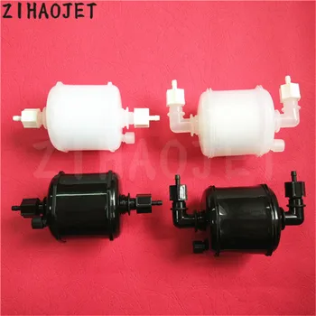 

4pcs Capsule ink filter big filters straight bend head for liyu myjet allwin jhf vista solvent inkjet printer UV big ink filter
