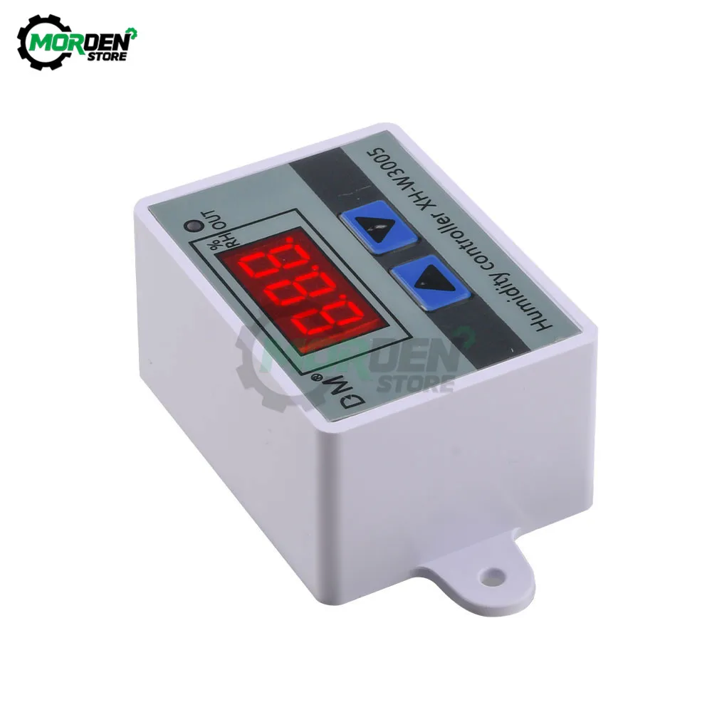 1500W Digital Humidity Controller Relay Voltage AC 110-220V 10A Regulator Humidity Sensor W3005